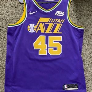 Rare Donovan Mitchell Throwback Swingman Jersey Nike Utah Jazz XL